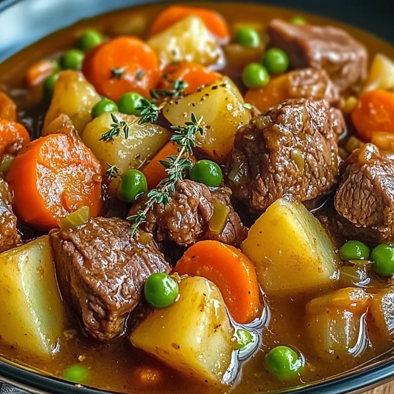 Bœuf mijoté aux légumes