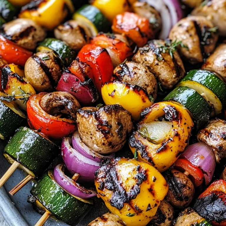 Brochettes de Légumes Grillés
