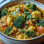 Curry de Brocoli aux Lentilles Corail : Une Plongée Incroyable dans la Cuisine Végétale