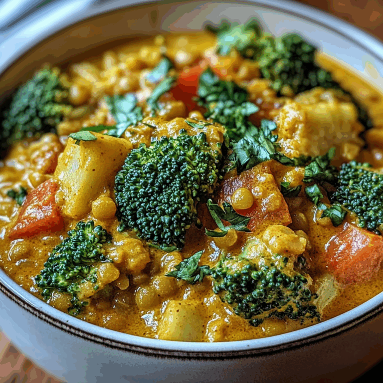 Curry de Brocoli aux Lentilles Corail : Une Plongée Incroyable dans la Cuisine Végétale