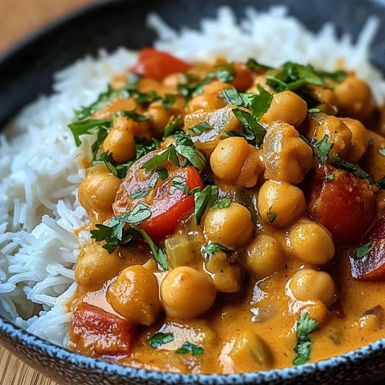 Curry de Pois Chiches, Tomate et Cacahuète : Un Voyage Culinaire Incroyable