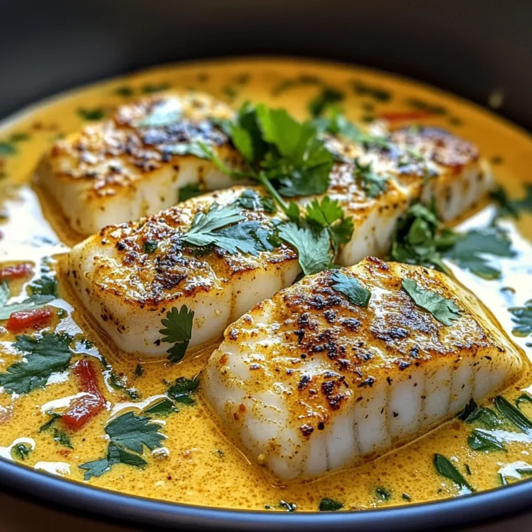 Curry de Poisson Blanc au Lait de Coco : Un Voyage Culinaire Exotique