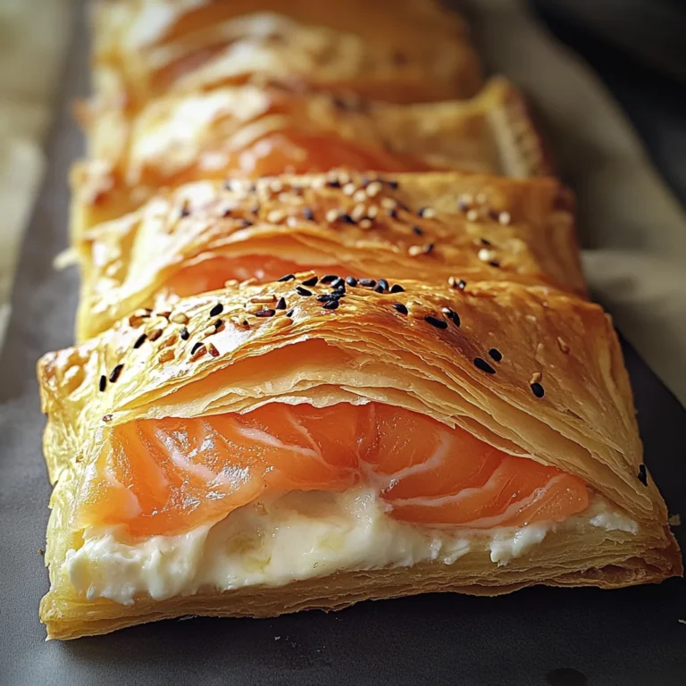 Feuilletés au Saumon et Fromage
