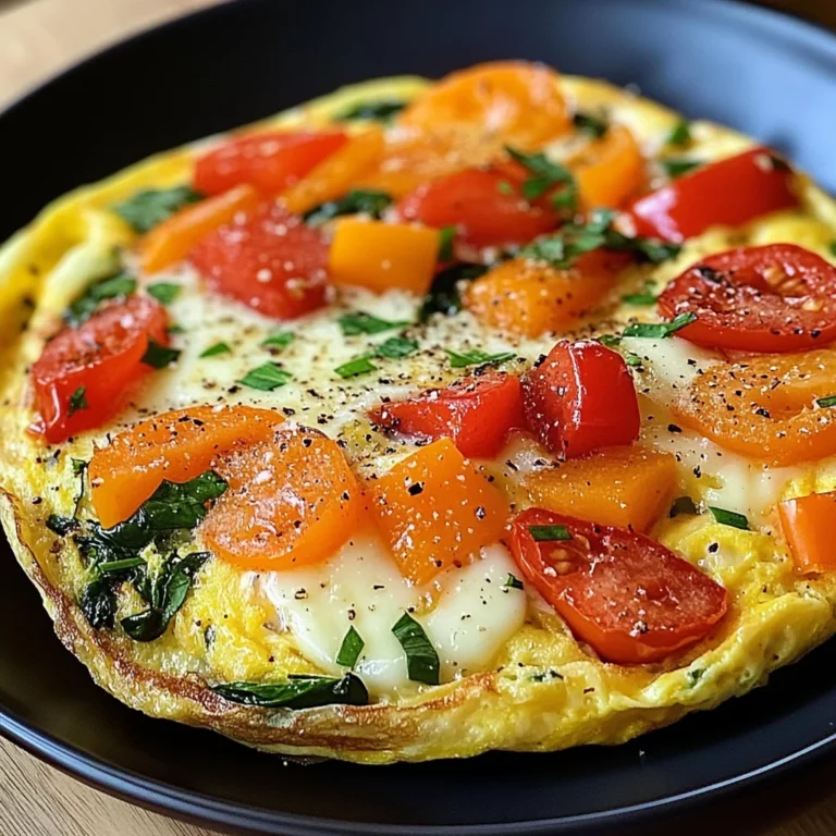 Omelette aux Légumes : Un Délice Coloré et Nutrissant