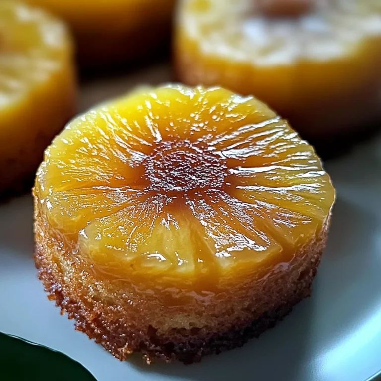 Petits Délices Renversés à l'Ananas & Mascarpone