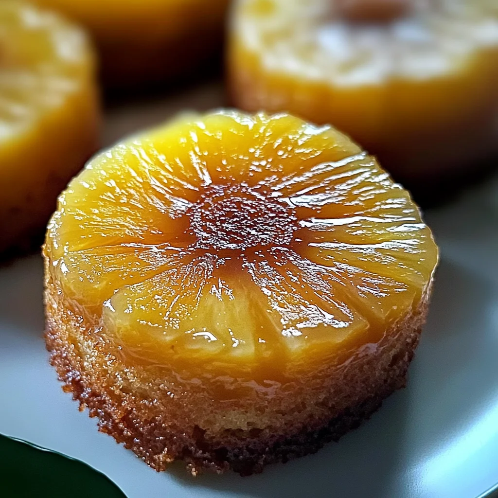Petits Délices Renversés à l'Ananas & Mascarpone