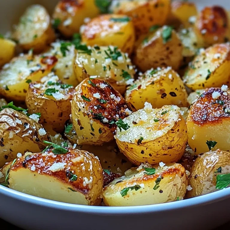 Pommes de Terre Rôties à l’Ail et Parmesan : Un Accompagnement Incroyable et Ultime