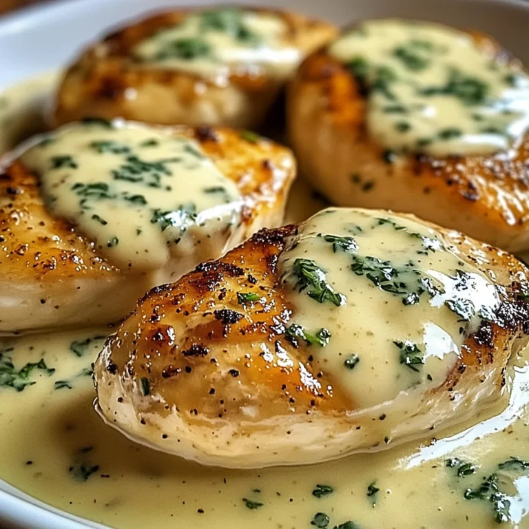 Poulet Sauce Boursin à l’Ail et Fines Herbes