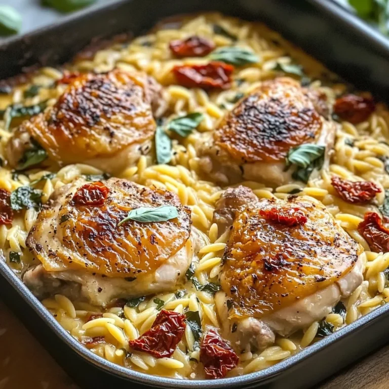 Poulet et Orzo en Cocotte