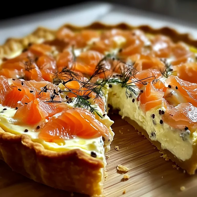 Quiche au Saumon et Boursin
