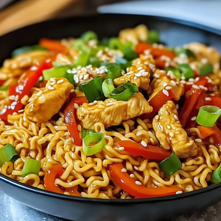 Ramen au Poulet Sauté