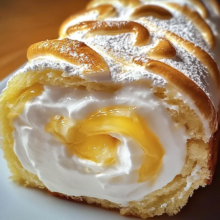 Roll Citron Meringué à la New-Yorkaise