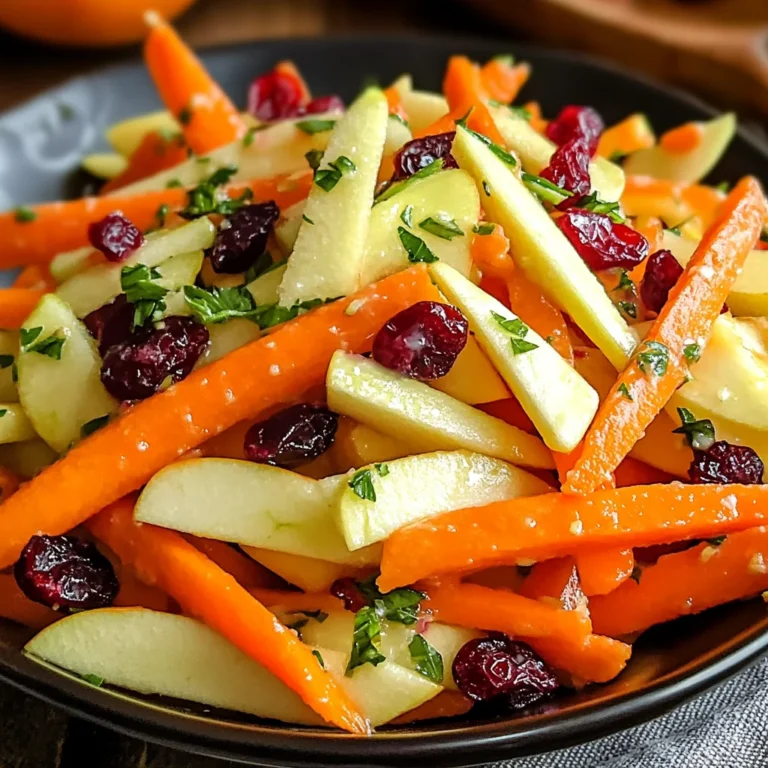 Salade détox pomme et carotte