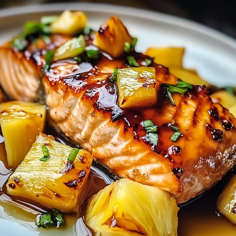 Saumon au miel et à l'ananas – Une explosion de saveurs tropicales