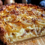 Tarte à l’Oignon Alsacienne : Une Recette Gourmande et Réconfortante