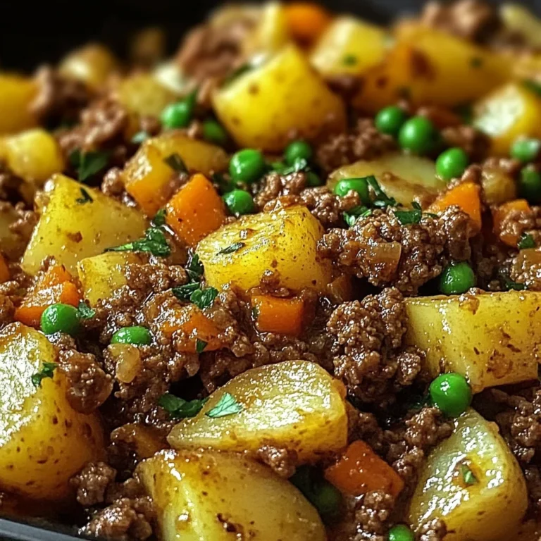 Viande Hachée avec Pommes de Terre : Un Plat Incroyable et Nourrissant