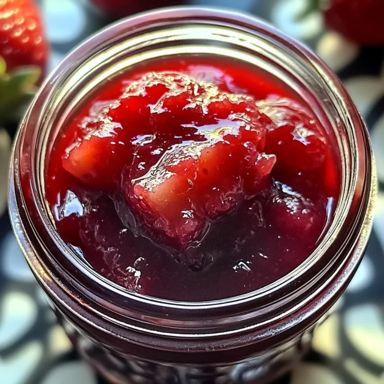 Fraise Rhubarbe Confiture