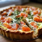 Quiche au Saumon et Boursin