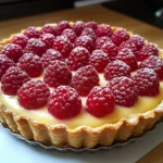 Tarte aux framboises comme chez le pâtissier