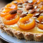 Tarte moelleuse abricots amandes