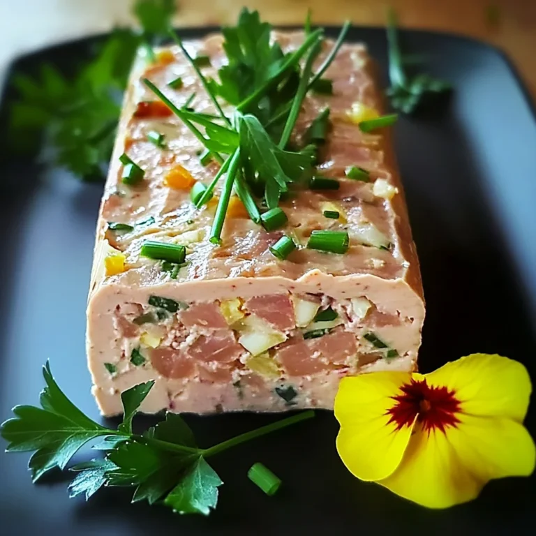 Terrine de thon simple et savoureuse