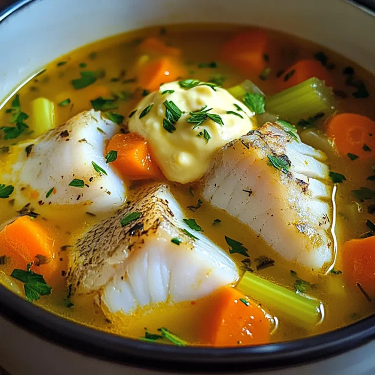 Bourride provençale au poisson