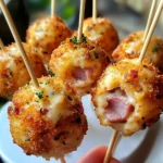 Cake pops salés jambon de poulet fromage