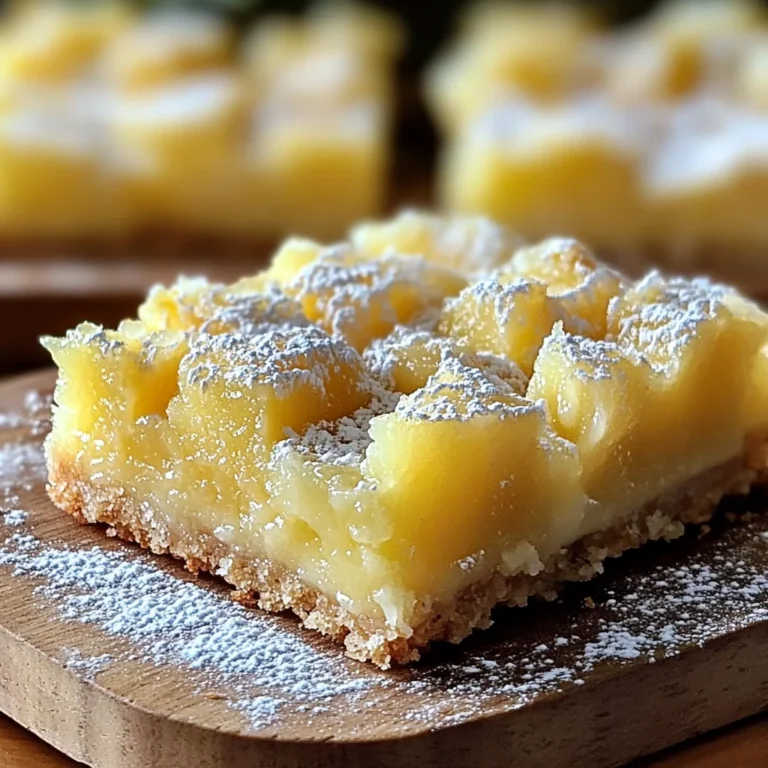 Carrés d'ananas croustillants