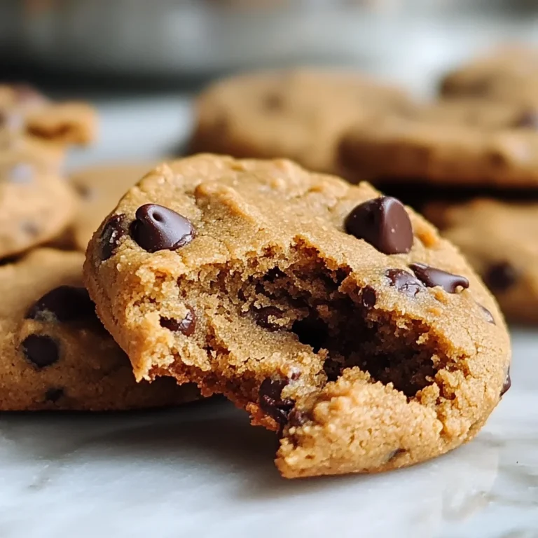 Cookies santé aux pois chiches