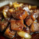 Délice sucré-salé à la viande