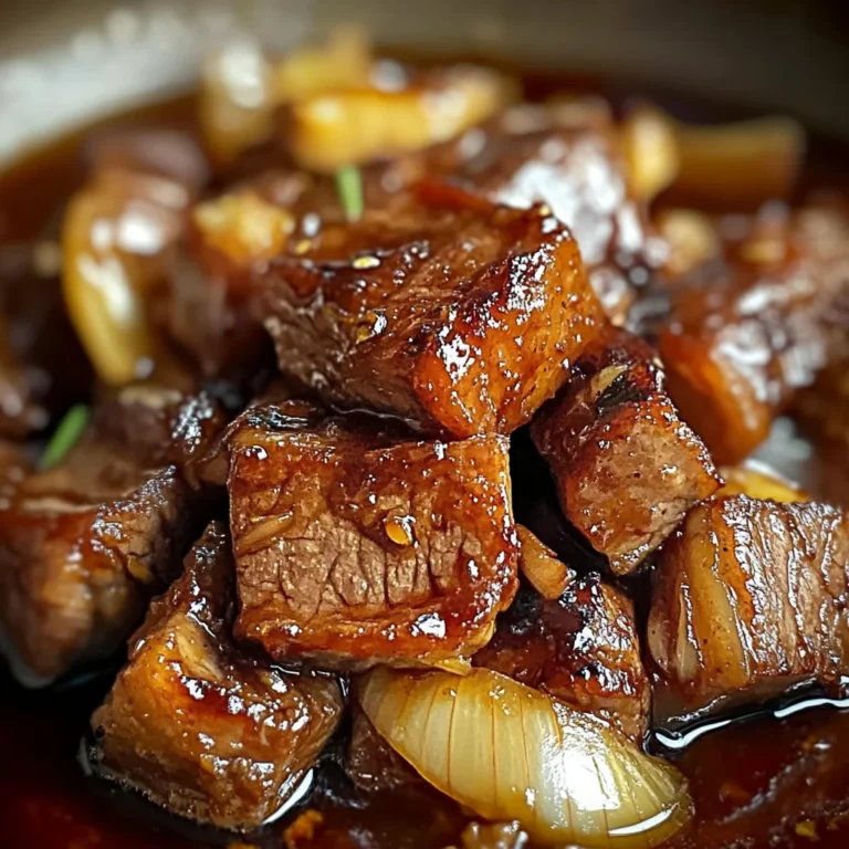 Délice sucré-salé à la viande