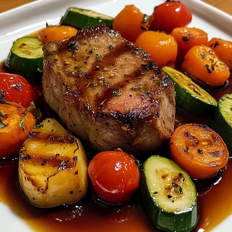 Filet mignon aux petits légumes