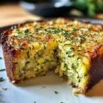 Gâteau moelleux courgettes parmesan