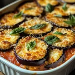 Gratin d’aubergines savoureux