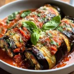 Involtini d'aubergines à la ricotta