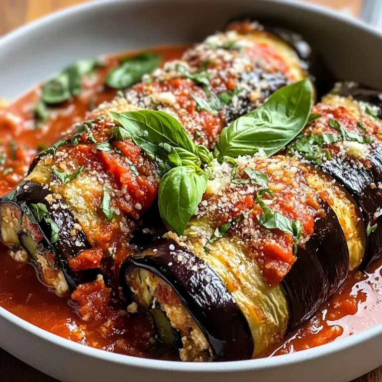 Involtini d'aubergines à la ricotta