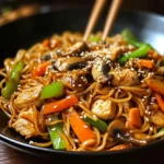 Nouilles sautées asiatiques rapides