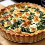 Quiche Boursin épinards maison