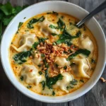 Soupe thaï réconfortante aux raviolis