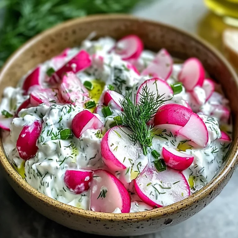 Tzatziki aux radis et herbes
